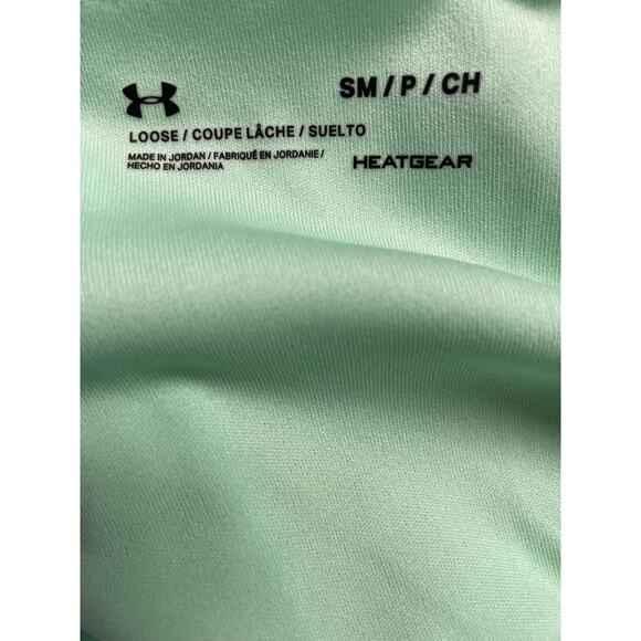 Under Armour heatgear loose criss cross athletic tank light green women's small - Picture 6 of 9